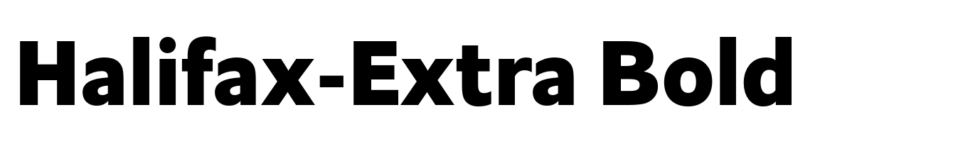 Halifax-Extra Bold